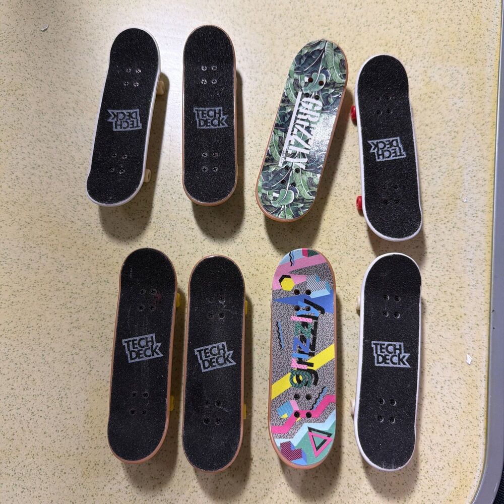 Tech Deck Foundation Skateboards Set Of 8 Vintage Fingerboards
